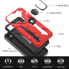 Iron Knight Series 2 in 1 PC + TPU Phone Case with Ring Holder, For...