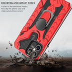 Iron Knight Series 2 in 1 PC + TPU Phone Case with Ring Holder, For...