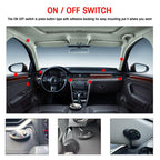 2pcs/Pack Car 80W High-power Matrix Triangle Cannon Work Light with Cable Set, Triangle
