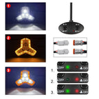 2pcs/Pack Car 80W High-power Matrix Triangle Cannon Work Light with Cable Set, Triangle