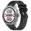 Watch Band – Silicone, Braided Nylon (20mm) #2 20mm For COROS Pace 2 Apex 2 42mm Black