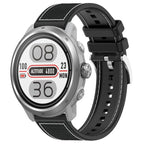 Watch Band – Silicone, Braided Nylon (20mm) #2 20mm For COROS Pace 2 Apex 2 42mm Black