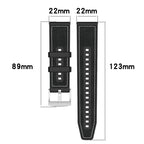 Watch Band – Silicone, Braided Nylon (20mm) #2