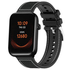 Watch Band – Silicone, Braided Nylon (20mm) 20mm For Ticwatch GTH E3 E 2 Black