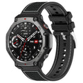 Watch Band – Silicone, Braided Nylon (22mm) #3 For Amazfit T-Rex 3 22mm Black