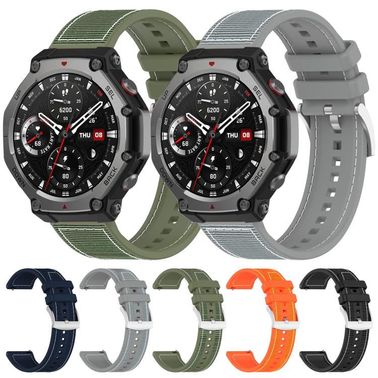 Watch Band – Silicone, Braided Nylon (22mm) #3