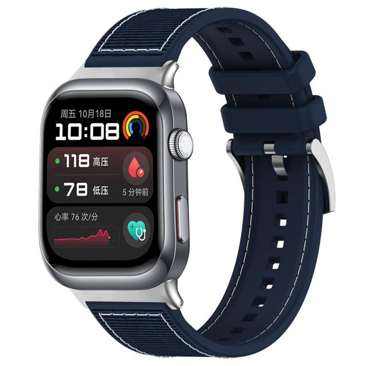 Watch Band – Silicone, Braided Nylon (20mm) #6 For Huawei Watch D2 22mm Midnight Blue