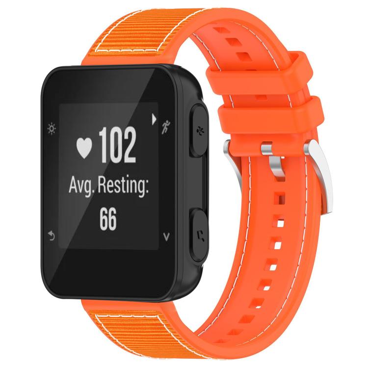 Watch Band – Silicone, Braided Nylon (26mm) For Garmin Forerunner 35 30 35J 20mm Orange