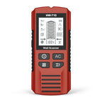 HW-710 5-in-1 Wall Scanner Metal Detector Stud Finder Measuring Instrument – Durable Build, Easy to Use Red