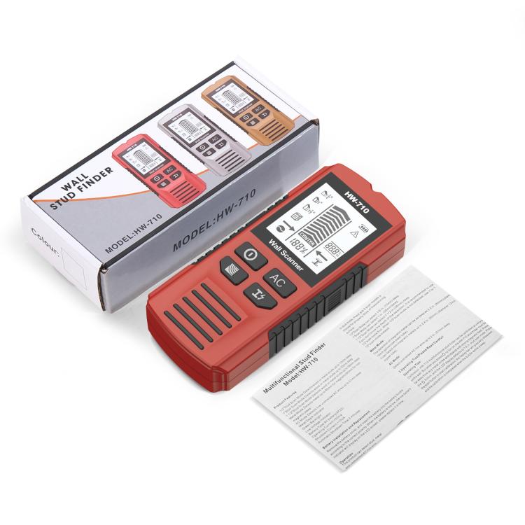 HW-710 5-in-1 Wall Scanner Metal Detector Stud Finder Measuring Instrument – Durable Build, Easy to Use