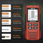 HW-710 5-in-1 Wall Scanner Metal Detector Stud Finder Measuring Instrument – Durable Build, Easy to Use