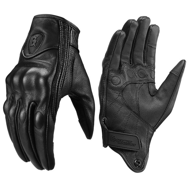 GHOST RACING GR-ST07 Winter Velvet Warm Motorcycle Riding Gloves, M, XL, XXL M