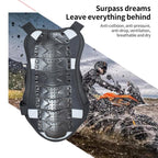 GHOST RACING GH-HJY08 Motorcycle Armor Vest Chest Protector Riding Hard Shell Clothes, L, XL