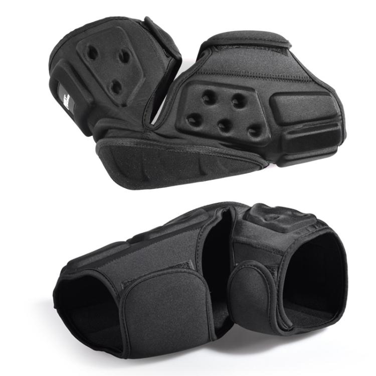 GHOST RACING GH-HX03 1 Pair Motorcycle Protective Gear Kevlar Racing Cold-proof Windproof Knee Pads, With Plush Pad, No Plush Pad – Non-slip