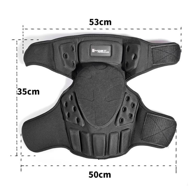 GHOST RACING GH-HX03 1 Pair Motorcycle Protective Gear Kevlar Racing Cold-proof Windproof Knee Pads, With Plush Pad, No Plush Pad – Non-slip