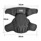 GHOST RACING GH-HX03 1 Pair Motorcycle Protective Gear Kevlar Racing Cold-proof Windproof Knee Pads, With Plush Pad, No Plush Pad – Non-slip