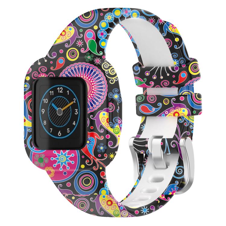 Watch Band – Silicone (GarminFit JR3) For GarminFit JR3 Garmin Vivofit JR 3 Peacock