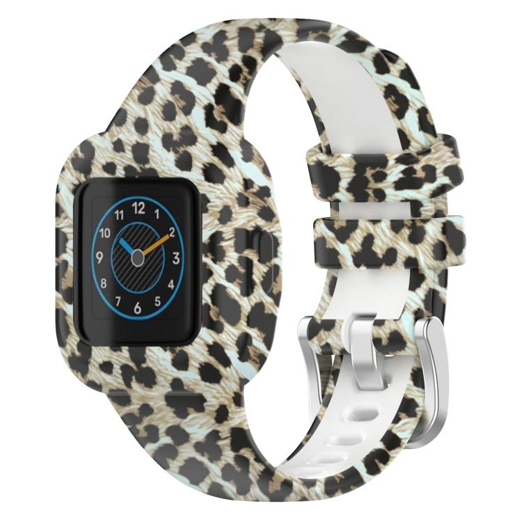 Watch Band – Silicone (GarminFit JR3) For GarminFit JR3 Garmin Vivofit JR 3 Leopard