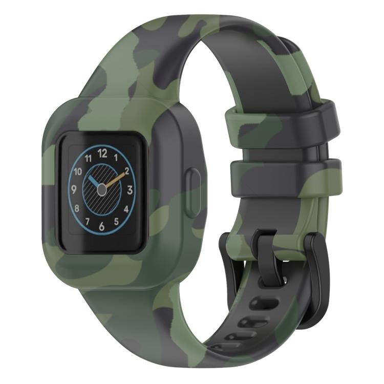Watch Band – Silicone (GarminFit JR3) For GarminFit JR3 Garmin Vivofit JR 3 Camouflage Green