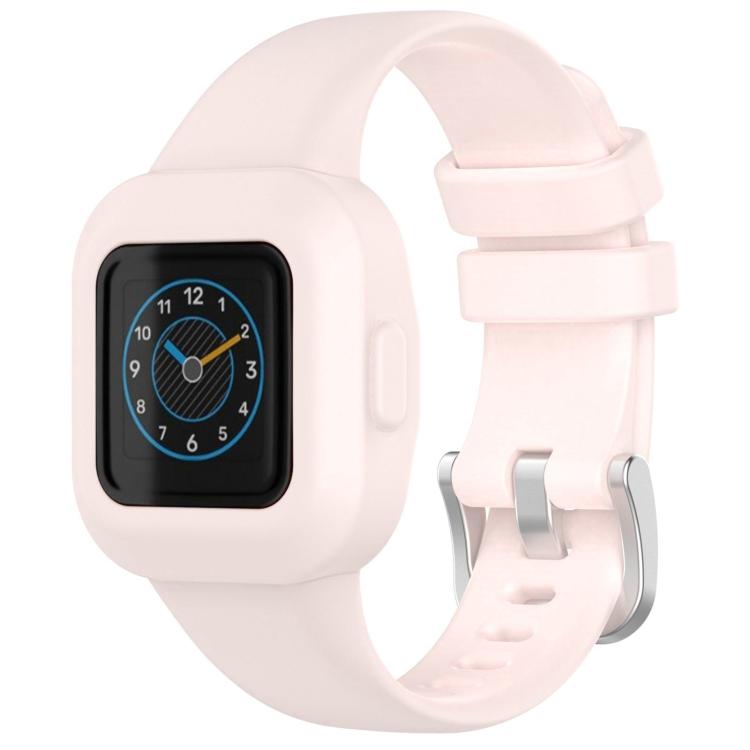 Watch Band – Silicone (Silver) For GarminFit JR3 Garmin Vivofit JR 3 Pink