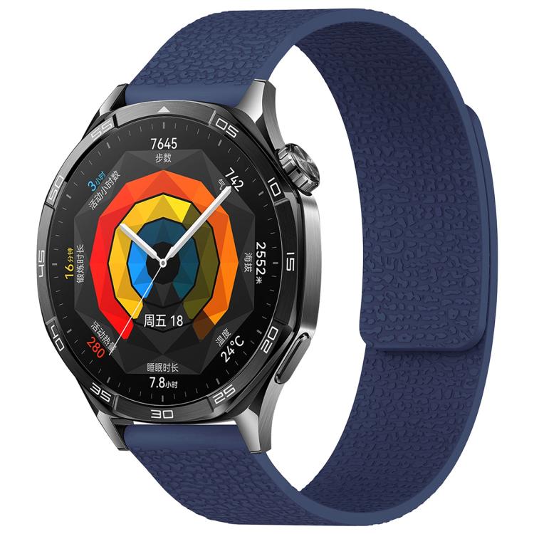 Watch Band – Silicone, Magnetic (18mm) 20mm Midnight Blue