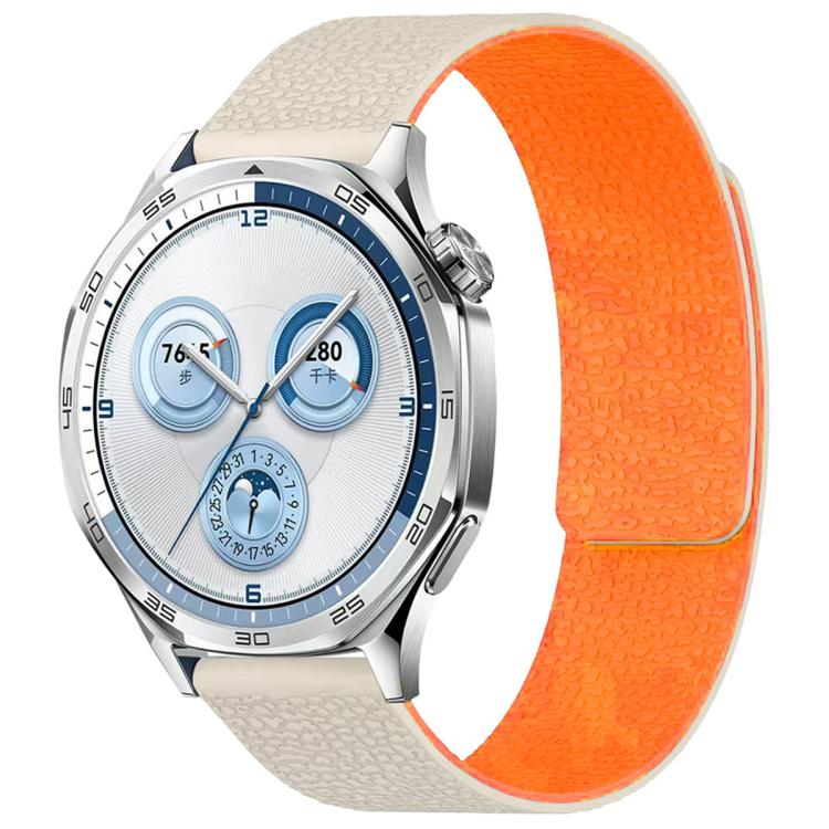 Watch Band – Silicone, Magnetic (18mm) 20mm Starlight Orange