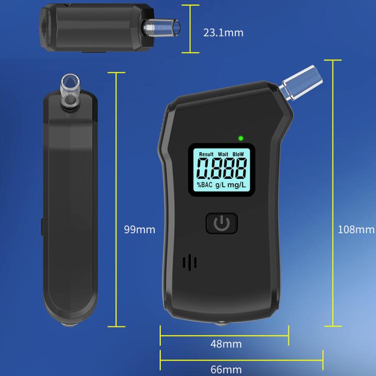 Home Digital Display Blow-type Alcohol Tester Alcohol Detector, 1101 – Durable Build, Easy to Use