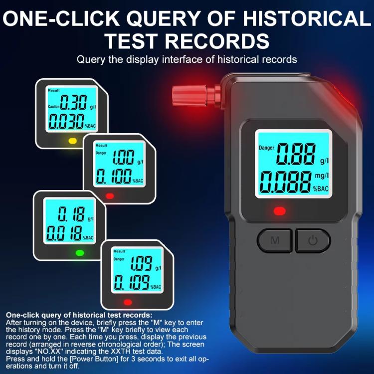 Home Digital Display Blow-type Alcohol Tester Alcohol Detector, 1101 – Durable Build, Easy to Use