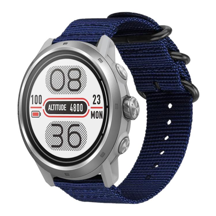 Watch Band – Braided Nylon (18mm) #3 20mm Midnight Blue