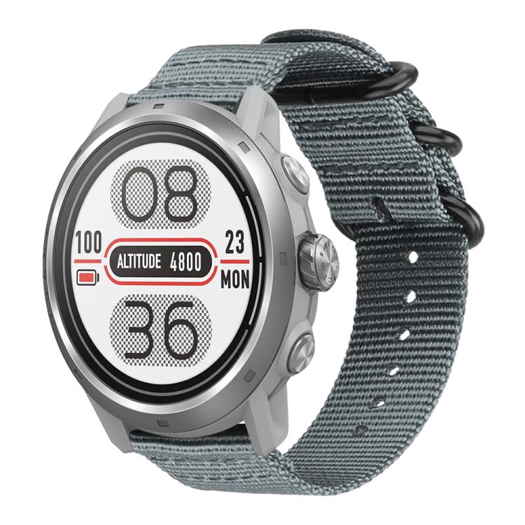 Watch Band – Braided Nylon (18mm) #3 20mm Grey