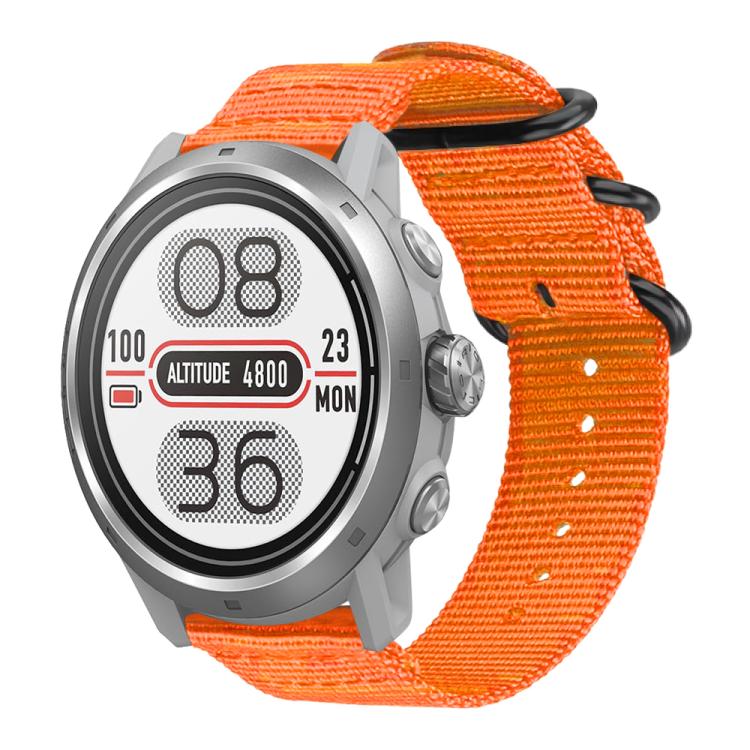 Watch Band – Braided Nylon (18mm) #3 20mm Orange