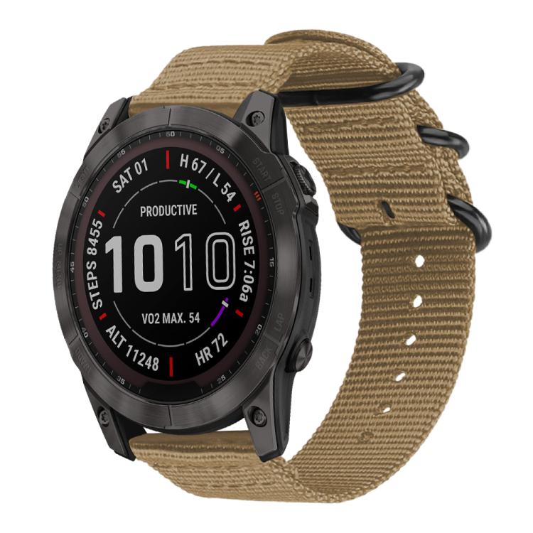 Watch Band – Braided Nylon (18mm) #3 22mm Khaki