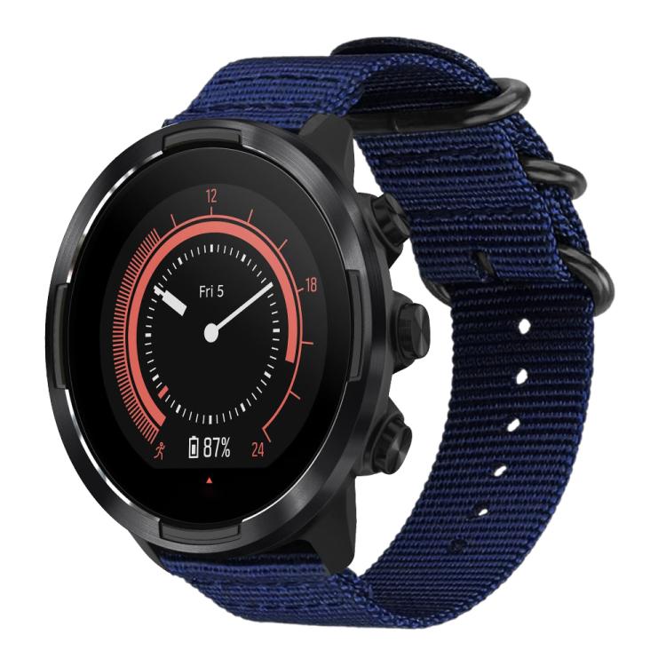 Watch Band – Braided Nylon (18mm) #3 24mm Midnight Blue
