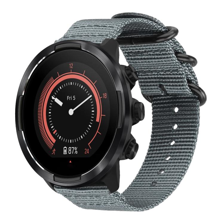 Watch Band – Braided Nylon (18mm) #3 24mm Grey
