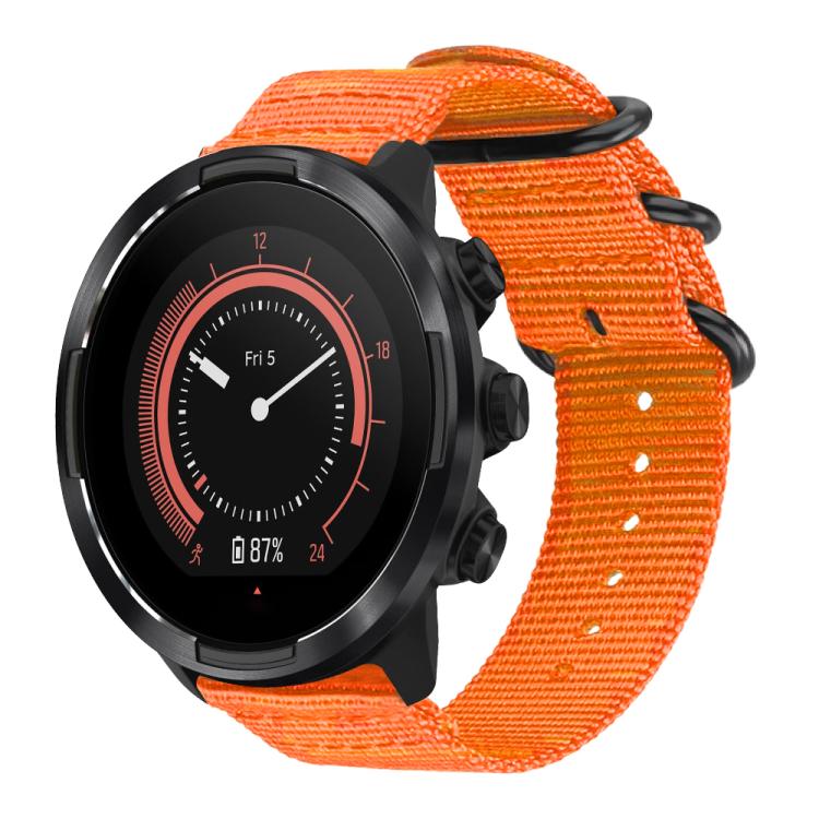 Watch Band – Braided Nylon (18mm) #3 24mm Orange