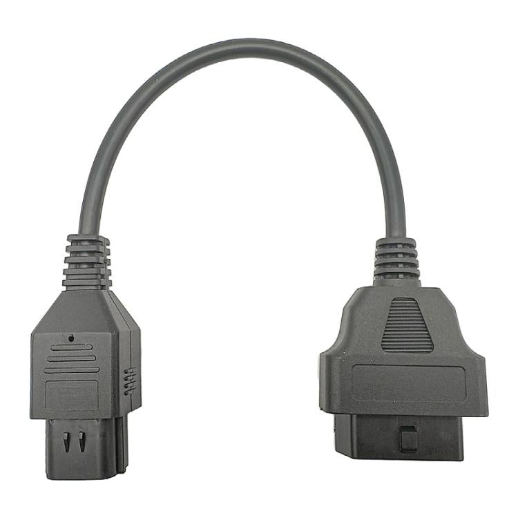 6 Pin to 16 Pin Motorcycle OBD2 Converter Cable Diagnostic Cable – Wear-resistant, For Husqvarna