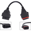 OBD Truck Diagnostic Cable for Komatsu / Cummins, 12 Pin to 16 Pin 12 Pin to 16 Pin
