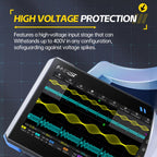 FNIRSI DPOS350P 4 in 1 7 inch IPS HD Touch Screen 350M Tablet Oscilloscope, DPOS350P(US Plug), DPOS350P(EU Plug)