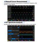 FNIRSI DPOS350P 4 in 1 7 inch IPS HD Touch Screen 350M Tablet Oscilloscope, DPOS350P(US Plug), DPOS350P(EU Plug)