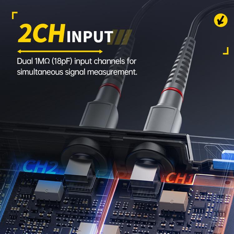 FNIRSI DPOS350P 4 in 1 7 inch IPS HD Touch Screen 350M Tablet Oscilloscope, DPOS350P(US Plug), DPOS350P(EU Plug)