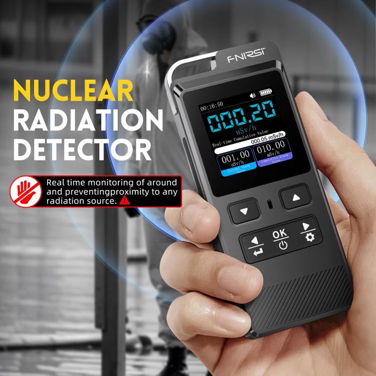 FNIRSI GC-02 Personal Radiation Detector with Alarm, FNIRSI GC-02 – Durable Build, Easy to Use