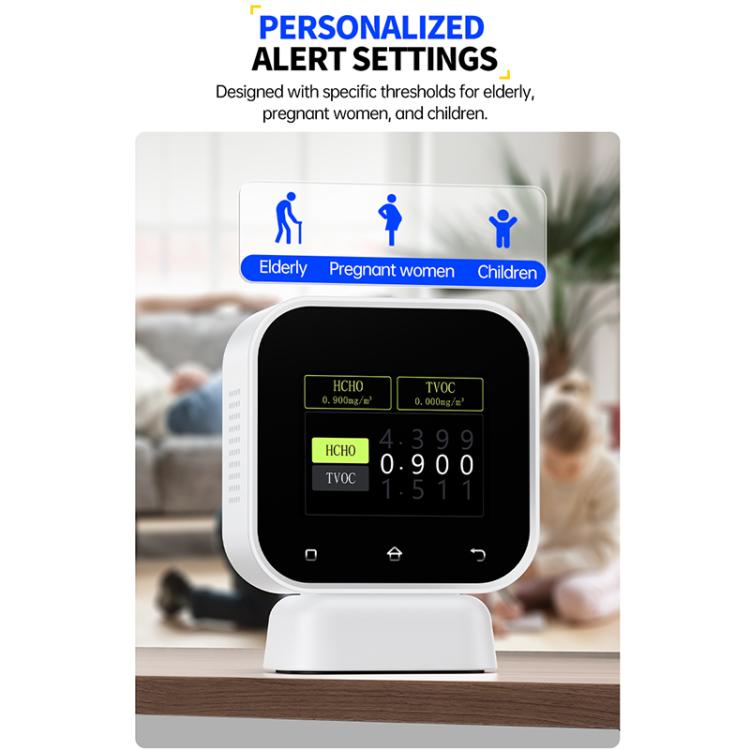 FNIRSI SFD?02 4 in 1 Indoor Air Quality Monitor – Fast Charging