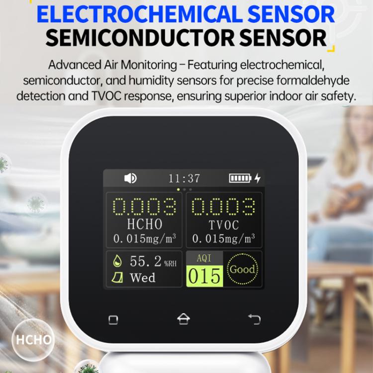 FNIRSI SFD?02 4 in 1 Indoor Air Quality Monitor – Fast Charging