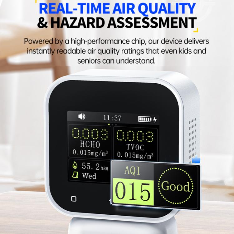 FNIRSI SFD?02 4 in 1 Indoor Air Quality Monitor – Fast Charging