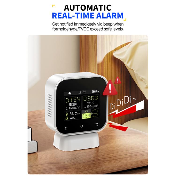 FNIRSI SFD?02 4 in 1 Indoor Air Quality Monitor – Fast Charging