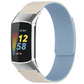 Watch Band – Silicone, Magnetic (Fitbit Charge 5) For Fitbit Charge 5 Charge 6 White Blue