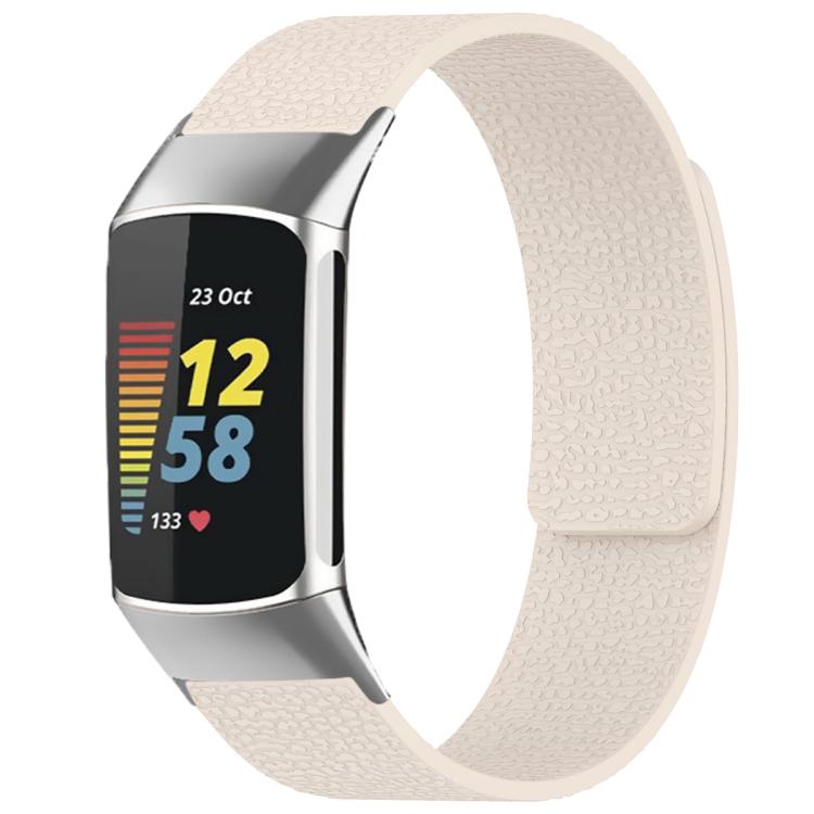 Watch Band – Silicone, Magnetic (Fitbit Charge 5) For Fitbit Charge 5 Charge 6 Starlight
