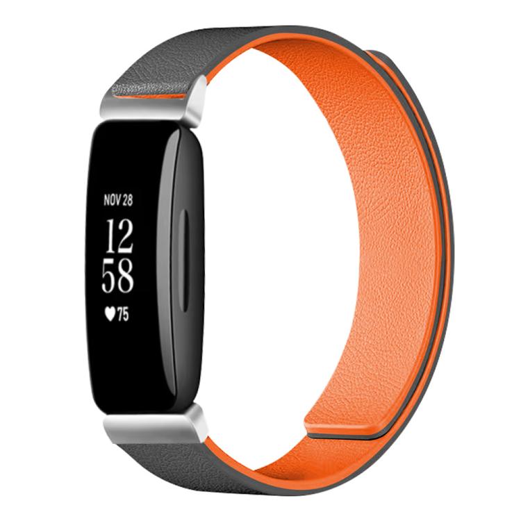 Watch Band – Silicone, Magnetic (Fitbit Inspire 2) For Fitbit Inspire 2 Ace 3 Grey Orange