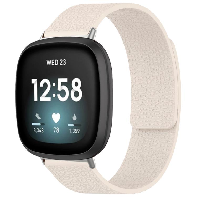 Watch Band – Silicone, Magnetic (Fitbit Charge 5) For Fitbit Versa 4 Versa3 Sense2 Sense Starlight