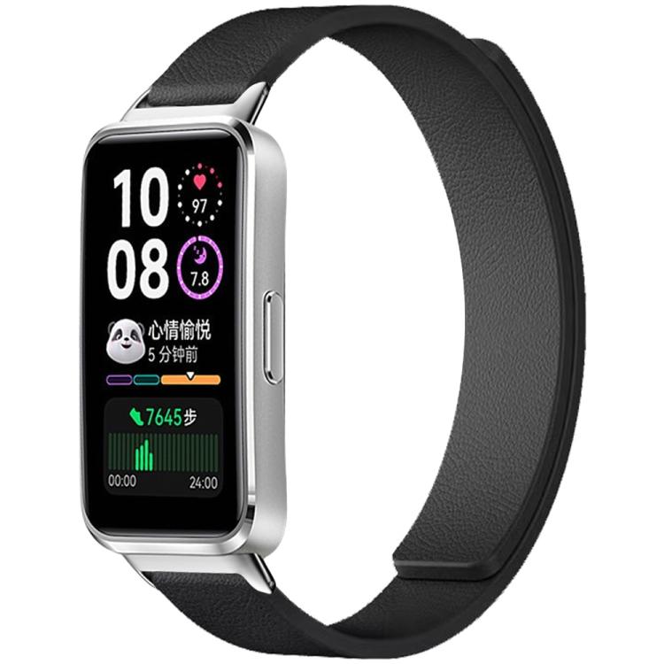 Watch Band – Silicone, Magnetic (Huawei Watch Fit4) For Huawei Band 10 9 8 Black